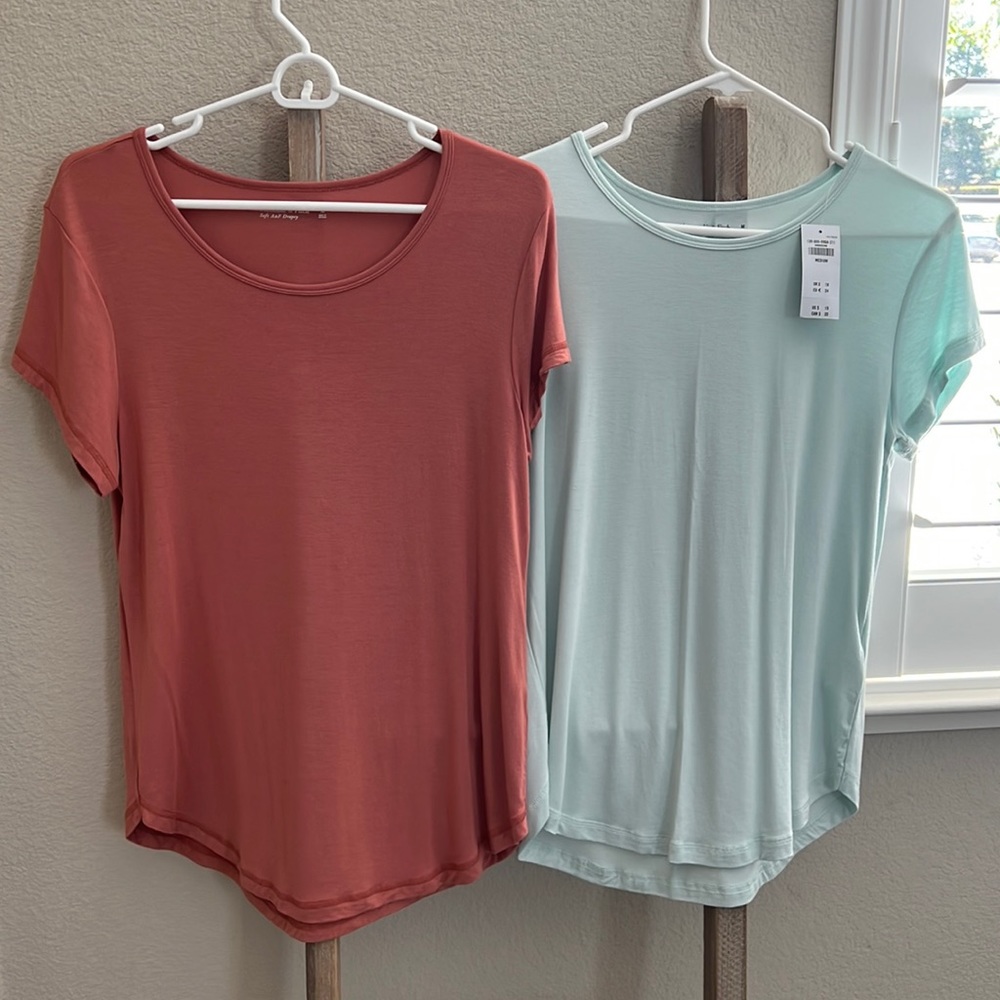 Abercrombie soft drapey tops (selling as a set)